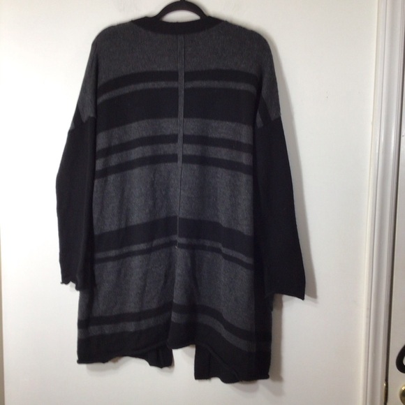 Cynthia Rowley Woman 1X merino wool cardigan long sweater - Picture 2 of 7